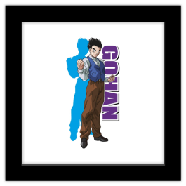 Gohan Sign Gallery Pops Dragon Ball: Super - Gohan Icon Framed Art Print