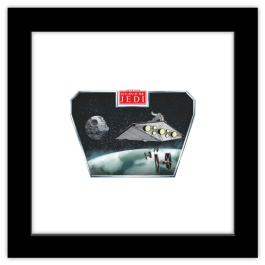 Gallery Pops Star Wars: Saga - Return of the Jedi Death Star Framed Art ...